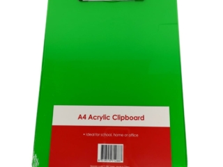 Clipboard-A4-Acrylic-Green-GNS-71288